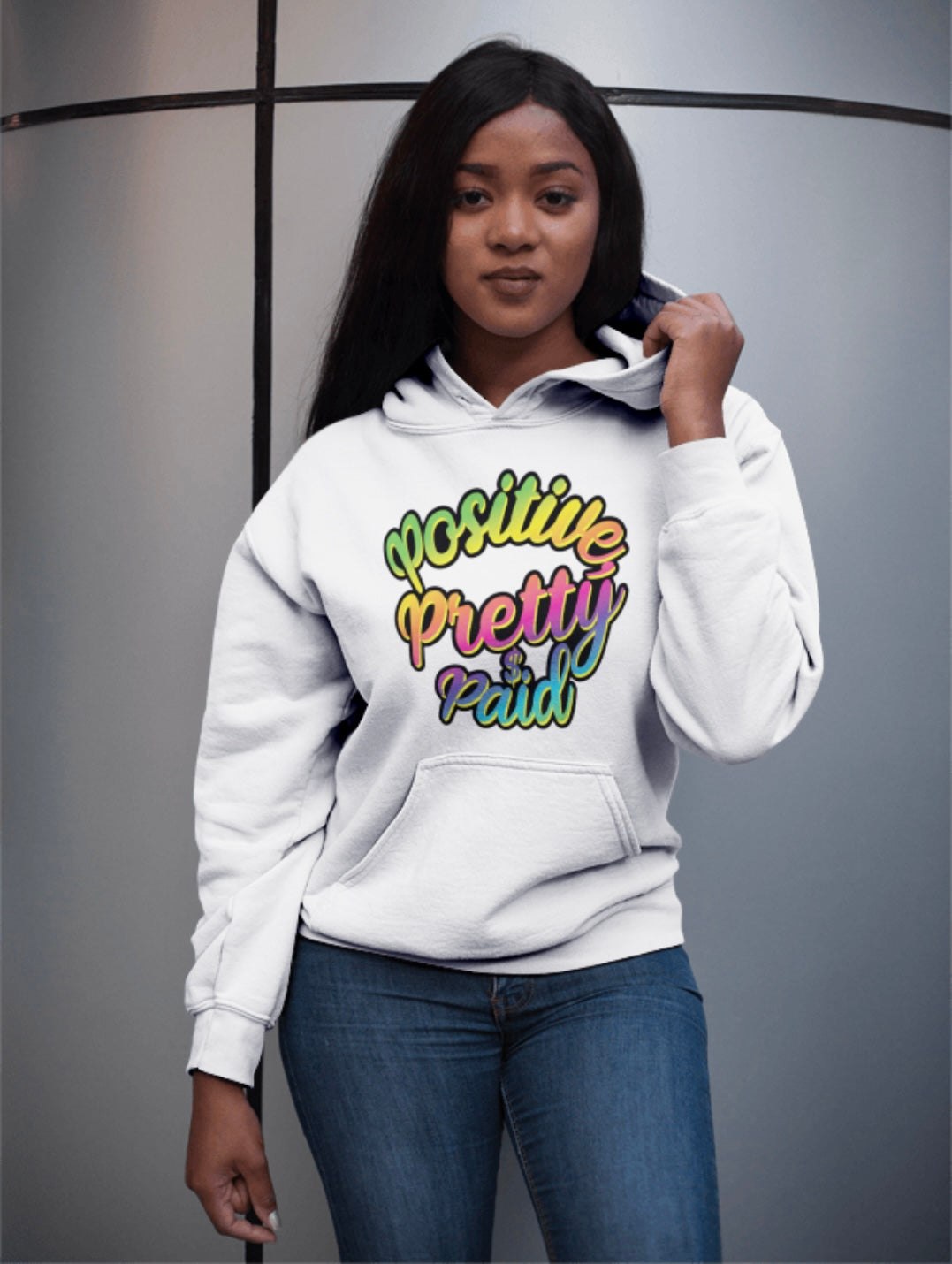 Positive, Pretty & Paid Unisex Heavy Blend Hoodie