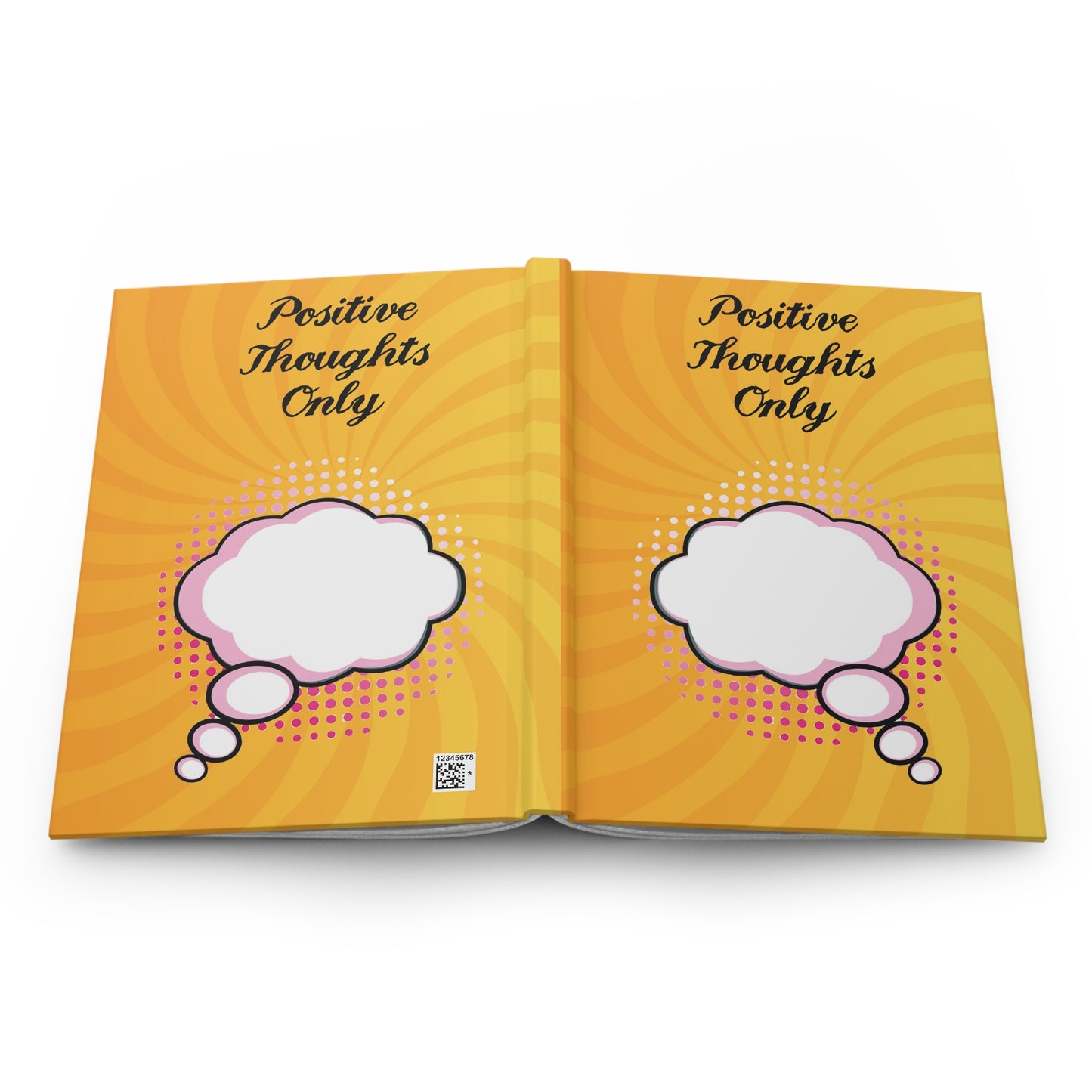 Positive Thoughts Only Hardcover Journal Matte