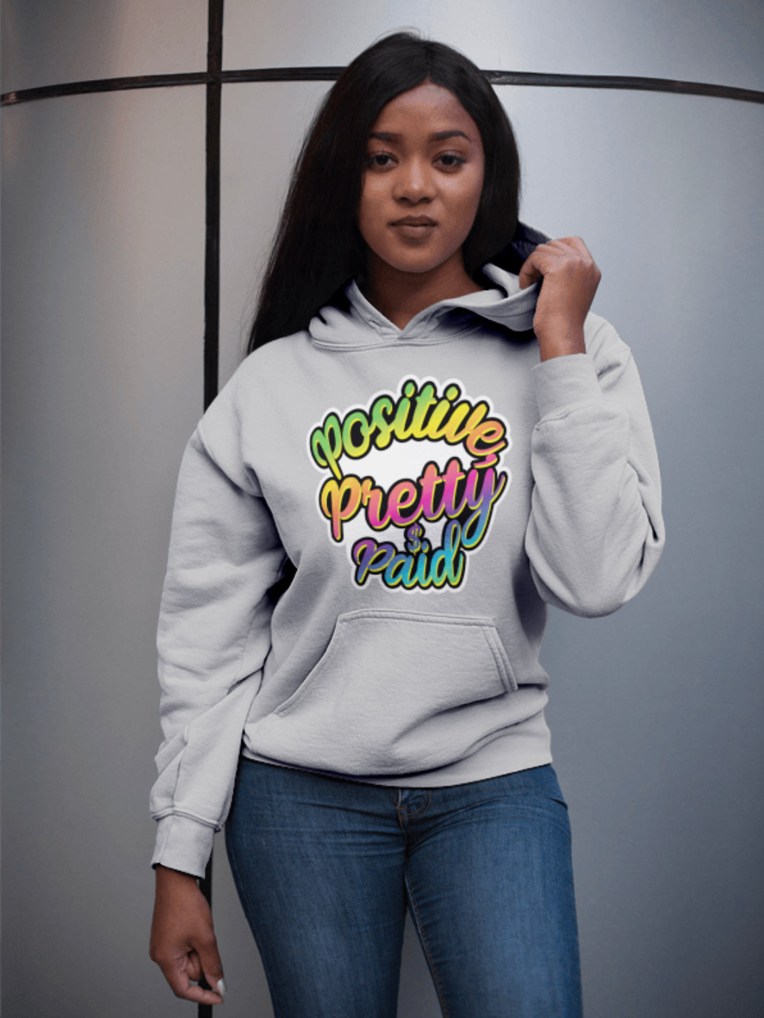 Positive, Pretty & Paid Unisex Heavy Blend Hoodie